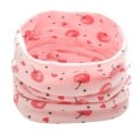 Kinderen winter nekwarmer met kersenprint J1258 1