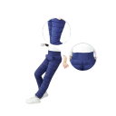 Kinderen winter waterdichte broeken Unisex Warme polyester broeken met elastische tailleband Comfortabele winterkleding voor buitenactiviteiten 3