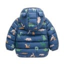 Kinderen winterjas met capuchon met oren Unisex warme winterjas met rits Polyester Warme zachte jas voor kinderen Schattige 2