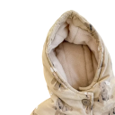 Kinderen winterjas met konijnenmotief Jas met knopen, capuchon en zakken Unisex warme katoenen jas voor jongens en meisjes Comfortabele winterkleding 5