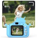 Kinderkamera 18 MP 2,0″ Display 1080P HD Dualobjektiv 8x digitaler Zoom Silikonhülle Einhorn für Kinder 4