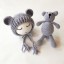 Kindermütze und Teddybär-Set 2-tlg 4