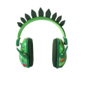 Kinderoorkappen met spikes in de vorm van een dinosaurus Gehoorbescherming Tegen lawaai Verstelbare hoofdband SNR 25 dB Comfortabele oorkappen CE EN 2