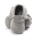 Kinderpantoffels met franjes 5