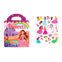 Kinderprentenboek prinses 23,5 x 18 cm papieren roze met regenboog reisboekje voor plezier en leren voor kinderen 1