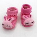 Kindersokken met pluche versiering 3