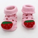 Kindersokken met pluche versiering 11