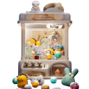 Kinderspielautomat im Weltraum 30 x 26 x 19 cm 3 Astronautenbären 35 Plüschfiguren Planeten Kapseln Münzen Lichteffekte 1