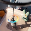 Kinderspielautomat im Weltraum 30 x 26 x 19 cm 3 Astronautenbären 35 Plüschfiguren Planeten Kapseln Münzen Lichteffekte 8