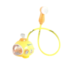 Kindersubmarine voor in bad met douche voor speelplezier tijdens het baden in de kleur geel of blauw met zuignap en lange slang 1