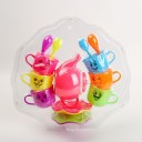 Kindertheeservies van plastic 8