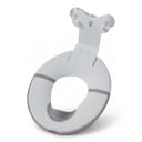 Kindertoilette met zuignappen Vouwbaar en verstelbaar 36 x 30 cm Antisliprand van TPR Wit Voor reizen en thuis 1