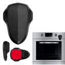 Kinderveiligheidsslot voor oven deur 180° draaibare veiligheidsvergrendeling Zelfklevend slot voor oven 8,7 x 5,95 x 2,7 cm Bescherming 1