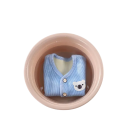 Kinderweste mit Futter Herbst- und Winterwarme Jacke für Jungen und Mädchen Samt Weste mit Knöpfen und Tasche mit Bärenstickerei und Bild eines Teddybären 7