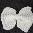 Kinderwinter gebreide sjaal met strik J2476 8