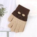 Kinderwinterhandschoenen met kat A125 4