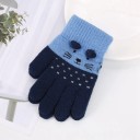 Kinderwinterhandschoenen met kat A125 6