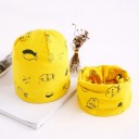 Kinderwintermuts en halsdoek met vis J3025 5