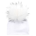 Kinderwintermuts met pompons J3027 1