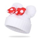 Kinderwintermuts met strik 3