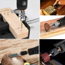 Κινητό USB περιστροφικό εργαλείο χάραξης 15 εκ. 3 ταχύτητες 3000–15000 στροφές/λεπτό Σετ 37 εξαρτημάτων Λειαντικά Δράπανα Δισκοπρίονα 7