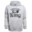 KING AND QUEEN – Hoodies für Paare – Hellgrau 1