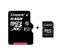 Kingston Micro SDHC + adapter - 16 GB - 128 GB 4