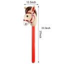 Kisfiú alakú lufi pálcán 94 × 34 cm PVC bézs és piros dekoratív lufi gyerek születésnapokra tematikus díszítés 2