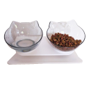 Kissan ruokakuppi jalustalla P3976 6