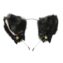 Kissankorvat pantalla Kissankorvat kelloilla Pehmoiset kissankorvat pantalla Cosplay-asuste 1
