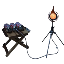 Kit d'adaptateurs pour bouteille de gaz 190 x 62 x 42 mm Alliage d'aluminium Adaptateur pour réchaud à gaz Adaptateur de camping pour cartouches 6