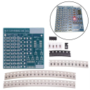 Kit d'entraînement de soudure DIY pour circuits électroniques 50 x 47 mm Module d'apprentissage DC 3–5 V Kit d'entraînement en électronique 1