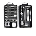 Kit d'outils 115 en 1 pour la réparation de téléphones mobiles et d'électronique fine Bits précis Pince Suceur Outils de levage Outils de démontage 3