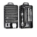 Kit d'outils 115 en 1 pour la réparation de téléphones mobiles et d'électronique fine Bits précis Pince Suceur Outils de levage Outils 3