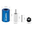 Kit d'outils pour l'installation d'un écrou étoile dans le tube de direction de fourche 32 x 47 mm Kit de montage en aluminium et acier pour vélos 2