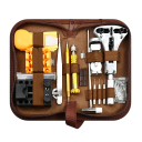 Kit d'outils pour la réparation de montres 149 pièces avec ouvre-boîtier et extracteur de goupilles dans un étui pour le remplacement de la batterie et du bracelet 1