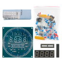 Kit de aprendizagem DIY de despertador digital rotativo com display LED Módulo de relógio electrónico para soldadura e ensino de electrónica 1