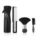 Kit de barbier professionnel 4 en 1 Spray 19 x 5,5 cm Peigne 20,2 x 4 cm Brosse de nettoyage 14 x 9,5 cm Brosse 14,5 x 2,7 cm 2