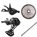 Kit de changement de vitesses pour vélo 11 vitesses 11–42T alliage dérailleur cassette et chaîne pour vélo de montagne et de route 2