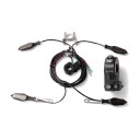 Kit de clignotants LED pour vélo électrique 48 V et 60 V 4 pcs Clignotement dynamique Interrupteur multifonction pour guidon 22 mm Klaxon Feux 1