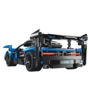 Kit de coche de carreras realista 523 piezas Modelo de coche plegable Kit mecánico Puertas que se abren Coche con retroceso Alcance 10 m 2