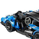 Kit de coche de carreras realista 523 piezas Modelo de coche plegable Kit mecánico Puertas que se abren Coche con retroceso Alcance 10 m 3
