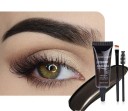 Kit de coloración de cejas en gel resistente al agua, gel iluminador para cejas, color de cejas de larga duración 24 horas 1