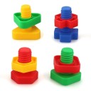 Kit de construcción de plástico con tornillos, 5 piezas 1