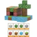 Kit de construcție magnetică Lumea pădurii 48 piese 2 figurine 2x2 cm cuburi Creații pentru copii Kit de construcție inspirat din Minecraft Jucărie 1