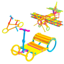 Kit de construction créatif pour enfants 210 pièces 2