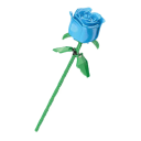 Kit de construction rose 21 cm Fleur en briques Modèle créatif Décoration en lego Cadeau romantique pour enfants et adultes Création en briques 2