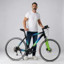 Kit de conversão para bicicleta elétrica Motor traseiro no cubo MXUS XF08 36 V 250 W Roda 28" 700C Sensor de travão Catraca 6–7 velocidades Ecrã LCD 3