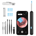 Kit de curățare a urechilor cu cameră WiFi HD Otoscop Diverse vârfuri din silicon Lumină LED Giroscop cu 6 axe Aplicație mobilă Îngrijire 2
