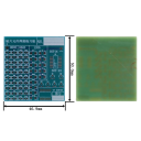 Kit de entrenamiento de placa de soldadura DIY para circuitos electrónicos 50 x 47 mm Módulo de aprendizaje DC 3–5 V Kit de entrenamiento de electrónica 2